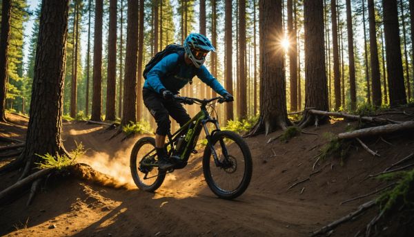 Explorer les sentiers balisés en VTT électrique de montagne