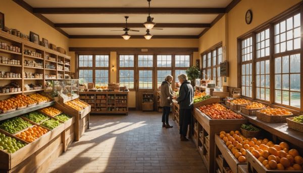 L épicerie du domaine facilite les courses de tous les jours