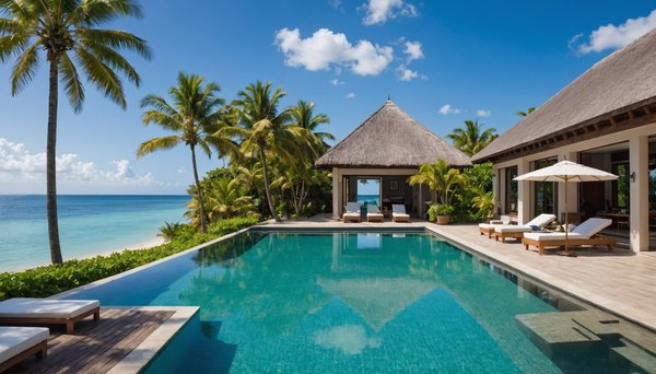 Top destinations de villas avec piscine en bord de mer à l'île maurice