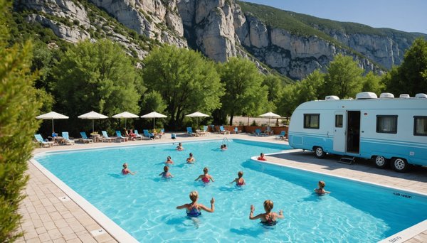 Vivez des vacances inoubliables au camping avec piscine chauffée dans la drôme